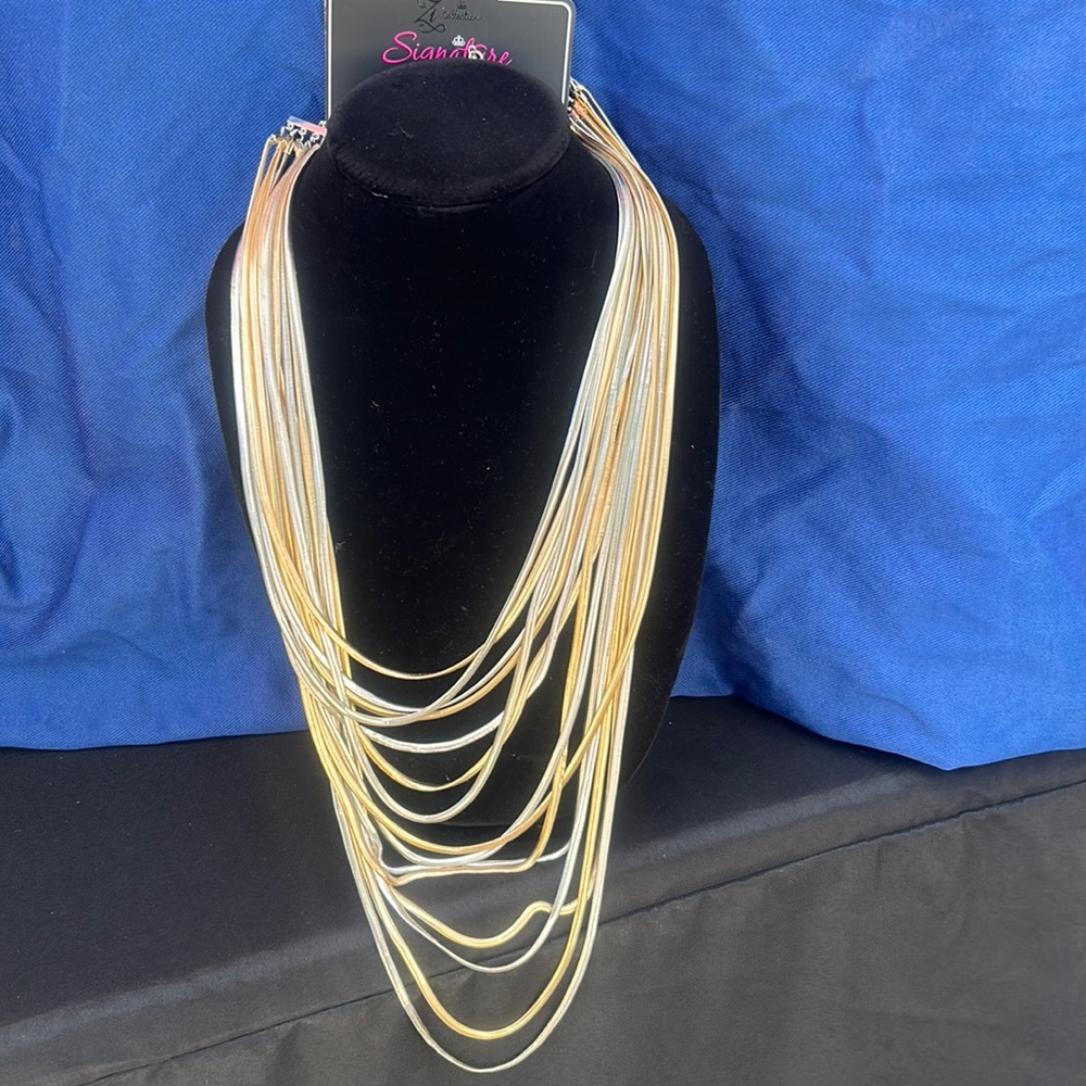 Zi Collection Paparazzi Gold & Silver Zi Collection Necklace